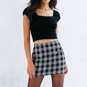 Urban Outfitters plaid mini skirt